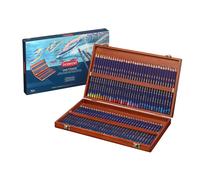 Derwent Inktense Pencils 72 Wooden Box Set of 72 Premium 4mm Round C