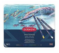 DERWENT Inktense Pencils - Tin of 24 Pencils