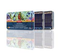 Derwent Inktense Permanent Watercolour Pencils, Set of 72 in 2 Layer Tin, 4mm Premium Core, Water-Soluble, Ideal for Colouring, Painting and Crafting,