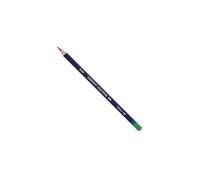 Derwent Inktense Permanent Watercolour Single Pencil, Field Green (1500), 4mm Premium Core Strength, Water-Soluble, Ideal for Drawing, Colouring & Painting on Paper & Fabric, Professional Quality (0700917)