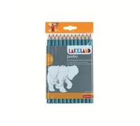 Derwent 0700267 Lakeland Jumbo Graphite Pencils, Blue,Set of 12