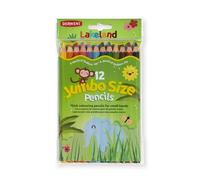 Derwent33326 Lakeland Jumbo Colouring Pencils,Multicolor , Set of 12