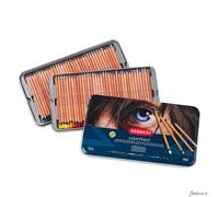 Derwent Lightfast Colour Pencils Oil Based 72 Tin Set For Drawing Shading