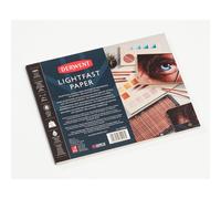 Derwent Lightfast Paper Pad 9 x 12 Inches, 300gsm, 20 Sheets, Smooth Hot Pressed Surface, Acid Free, Ideal For Fine Art Drawing & Colouring,