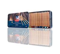Derwent Lightfast Pencils Set Of 72 In Tin, 4mm Round Core, Premium Core Strength, Creamy Texture, Ideal For Fine Art Drawing & Colouring, Professional Quality, 2302722