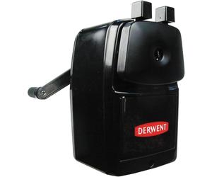 Derwent Manual Helical Desktop Sharpener, Super Point, Sliding Tray Reservoir &
