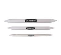 Derwent Paper Stump For Blending & Smudging, Set Of 3, Rice Paper, Professional Quality, 2300561, White