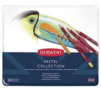 Derwent Pastel Collection Sampler Kit, Drawing & Writing, Set Of 24 Pencils, Blocks & Accessories For Pastel Drawing & Colouring, Professional Quality, 0700301