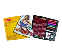 Derwent Pastel Collection Sampler Kit, Drawing & Writing, Set Of 24 Pencils, Blocks & Accessories For Pastel Drawing & Colouring, Professional