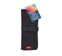 Derwent Pencil Wrap, Black Roll Up Pencil Case, Holds 24 Pencils