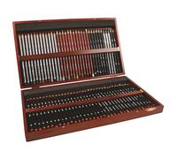 Derwent Sketching Collection, Drawing & Writing, Set Of 72 Pencils In A Wooden Gift Box, Ideal For Sketching, Professional Quality, 2301902