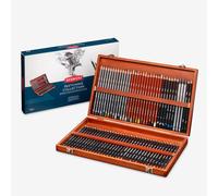 Derwent Sketching Collection, Drawing & Writing, Set Of 72 Pencils In A Wooden Gift Box, Ideal For Sketching, Professional Quality, 2301902