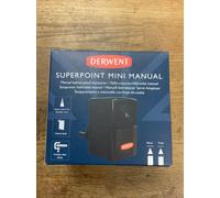Derwent Super Point Mini Manual Desktop Pencil Sharpener with Helical Blade