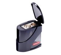 Derwent Twin Hole Pencil Sharpener with Container, Double Hole Sharpener for Art