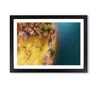 Derwent Water in Keswick Cumbria Framed Print | A2 Black Framed Wall Art | Ready to Hang | Modern Nature Picture | Living Room Bedroom Lounge Office