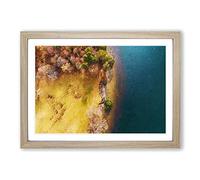Derwent Water in Keswick Cumbria Framed Print | A2 Oak Framed Wall Art | Ready to Hang | Modern Nature Picture | Living Room Bedroom Lounge Office