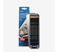 Derwent : Watersoluable Sketching Pencil : Tin Set of 6