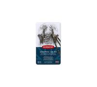 Derwent34214 Graphic Medium Graphite Drawing Pencils, Set of 12, Professional Quality, Black