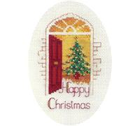 Derwentwater Designs Christmas Card - Warm Welcome - CDX34