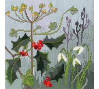 Derwentwater Designs Cross Stitch Kit - Long Stitch Seasons - Winter