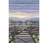 Derwentwater Designs Cross Stitch Kit - Seasons in Longstitch - Spring Evening - 6¾" x 9½" - Adult - Unisex - Traditional - Metallic Thread - Not Foldable