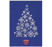 Derwentwater Designs Snowflake Tree Christmas Card Cross Stitch Kit DWCDX54 Multi-Coloured