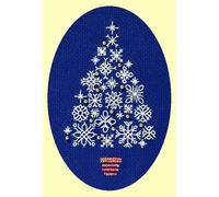 Derwentwater Designs Snowflake Tree Cross Stitch Christmas Card Kit