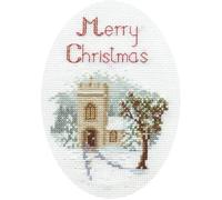 Derwentwater Designs THE CHURCH Christmas Card Kit