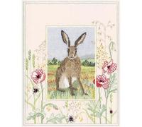 Derwentwater Designs Wildlife Cross Stitch Kit - Hare