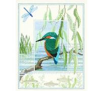 Derwenwater Designs Kingfisher Cross Stitch Kit