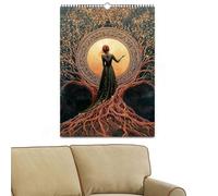 Derwrtup 2026 Wall Calendar, 12 Months, 2026 Wall Calendar, Monthly Planner, Planner for Personal Time Management, Decoration for Office, Home, Classroom, Study