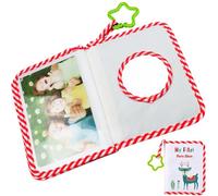 Derwrtup Baby Picture Book, Photo Album for the First Year, Cartoon Elk Baby Album for the First Year, Elastic Baby Family Book, Photo Album, Baby Photo Album Toy for Baby Showers