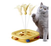 Derwrtup Cat Activity Toy - Labyrinth Game with Ball Angel - Interactive Cat Toy Brain Trainer - For Kittens for Indoor Enrichment Against Boredom with Mental Stimulation