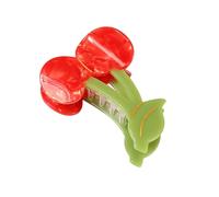 Derwrtup Cherry Hair Claw | Fruit Hair Clips Red Claw Clip,Cherry Clip, Cherry Hair Accessories for Mother's Day, Graduation Ceremony, Birthday Parties, Thick, Thin Hair