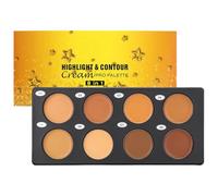 Derwrtup Concealer Palette, Contour and Highlighting Makeup Kit, Waterproof Daily Makeup Concealer Palette for Dorm, Travel, Hotel, Apartment