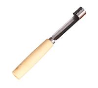 Derwrtup Core Remover, Multifunctional Stainless Steel Pitter, Manual Corer with Wooden Handle for Coring, Cutting, Cooking and Juicing for the Kitchen