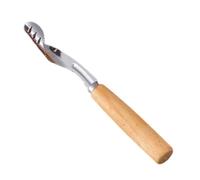 Derwrtup Corer, Stainless Steel Kitchen Helper, Manual Corer with Wooden Handle for Coring, Cutting, Cooking and Juicing for the Kitchen