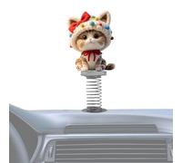 Derwrtup Dashboard Figures for Cars | Center Console Figure Ornament - Cat Shape Vehicle Interior Ornament 2D Acrylic for Bookshelf RV Desk Bedside Nightstand