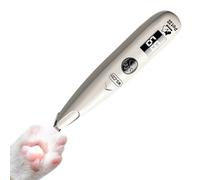 Derwrtup Dog Paw Trimmer - Rechargeable Electric Wireless Quiet Shaver with LED Light, Face Cutter for Dogs, for Face, Body, Ears, Puppy Bath, Paw Care and
