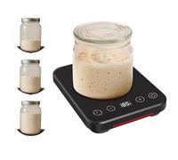 Derwrtup Dough Starter Home, Fermentation Aid for Cooking, Temperature-Controlled Dough Walking Mat with Timer for Bread, Cheese, Coffee for Household and On the Go