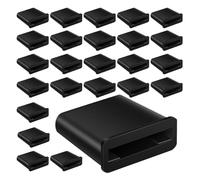 Derwrtup Drip Hose Connector, Irrigation System Accessories, 25 Piece Connectors, 16 mm Caps for Plants, Greenhouse, Garden, Outdoor, Landscape