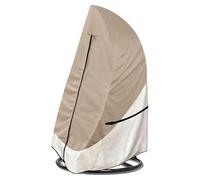 Derwrtup Egg Chair Covers Waterproof - Windproof Heavy Duty Egg Swing Cover | Swing Shield for Dust Pool Deck Outdoor Lawn Winter Exterior Garden Courtyard Porch Backyard Patio