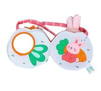 Derwrtup Fabric Book | Soft Cloth Animals Educational Books - Tear-Resistant Busy Book for Toddler, Sensory Educational Book Toys for Kids 6-12 Months