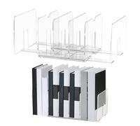 Derwrtup File Organiser for the Desk, Expandable Office Desk Organiser, 5-Compartment Document Tray for Paper, Letters, Desk Accessories, Practical Storage Solution for Students