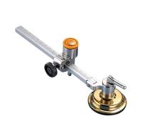Derwrtup Glass Cutter for Circles, with Suction Cup and 360 Degree Rotation, Stained Glass Cutter with Handle, for Construction Site, Home, Renovation, Mirror, Window Repair