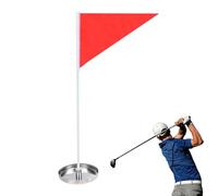 Derwrtup Golf Cups & Flags - Training Aid for Putter Indoor,Putting Device for Outdoor Training Garden Lawn Adults Practice Field