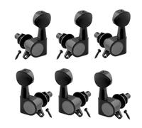 Derwrtup Guitar Tuning Pegs,Fully Enclosed Guitar Tuning Pegs | 3 Left + 3 Right Guitar Parts Replacement Set, Guitar String Tool For Electric Or Acoustic Guitar