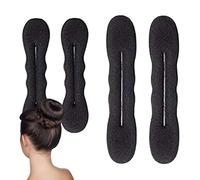 Derwrtup Hair Bun Maker - Sponge Bun Maker for Easy Doughnut Styling, Portable Twist Vintage Headbands for Dates, Family Reunions, Dance, Travel