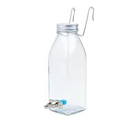 Derwrtup Hamster Water Bottle,350ml Gerbil Watering Container | Chinchilla Watering Container - for Animal Lovers Keepers Shops Living Room Bedroom Study Home Office Apartment Shelters