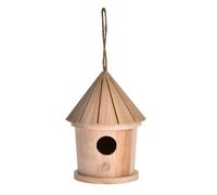 Derwrtup Hummingbird House - Hummingbird Nest for Hanging Outdoors, Resting Place for Nesting Birds, Bluebird House Handmade Bird Hut